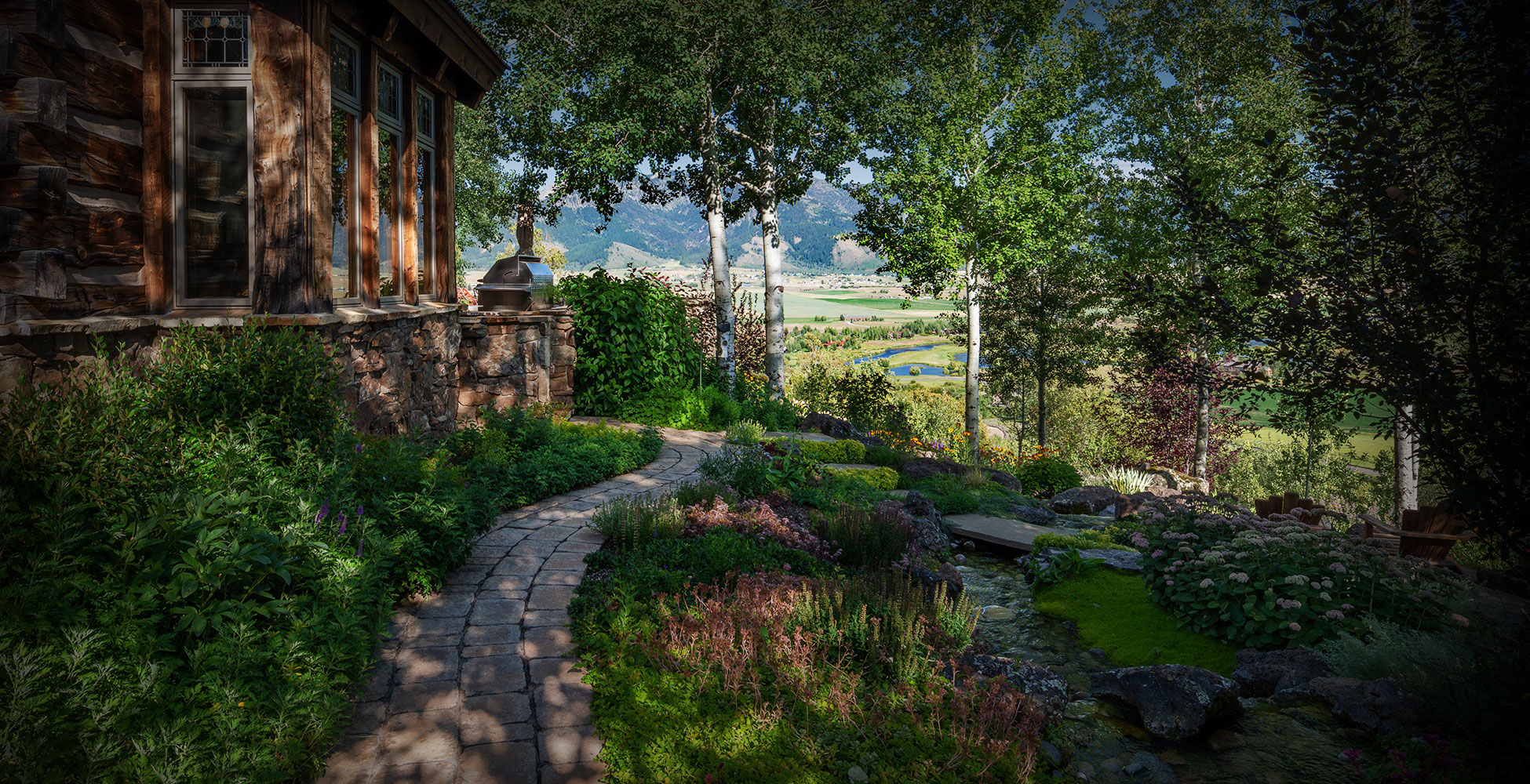 the Gardens are amazing at the Double L Ranch